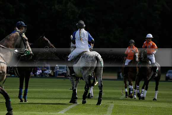 Cowdray Vikings v Los Hamblinos in the Bloom British Ladies Open Championship polo match 2013.07.20