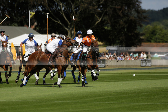 Cowdray Vikings v Los Hamblinos in the Bloom British Ladies Open Championship polo match 2013.07.20