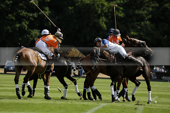 Cowdray Vikings v Los Hamblinos in the Bloom British Ladies Open Championship polo match 2013.07.20
