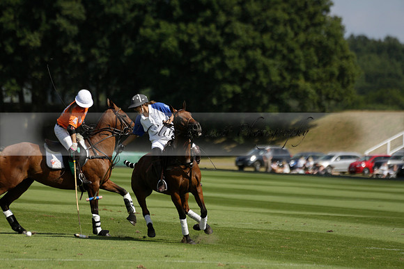 Cowdray Vikings v Los Hamblinos in the Bloom British Ladies Open Championship polo match 2013.07.20