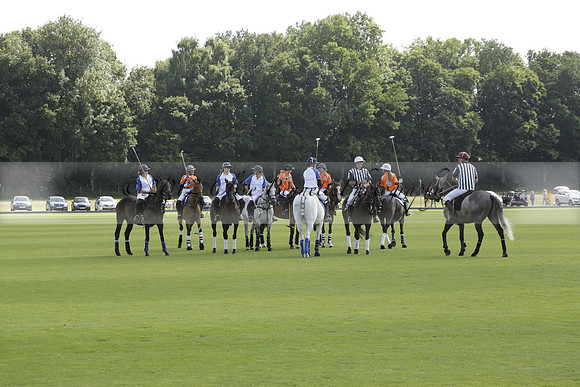 Cowdray Vikings v Los Hamblinos in the Bloom British Ladies Open Championship polo match 2013.07.20
