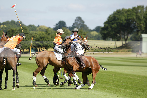 Cowdray Vikings v Los Hamblinos in the Bloom British Ladies Open Championship polo match 2013.07.20