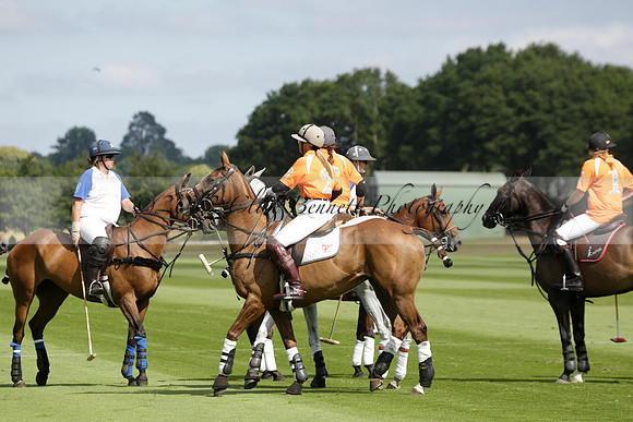 Cowdray Vikings v Los Hamblinos in the Bloom British Ladies Open Championship polo match 2013.07.20