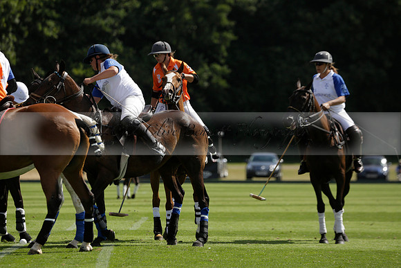 Cowdray Vikings v Los Hamblinos in the Bloom British Ladies Open Championship polo match 2013.07.20