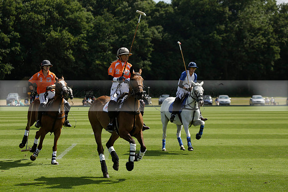 Cowdray Vikings v Los Hamblinos in the Bloom British Ladies Open Championship polo match 2013.07.20