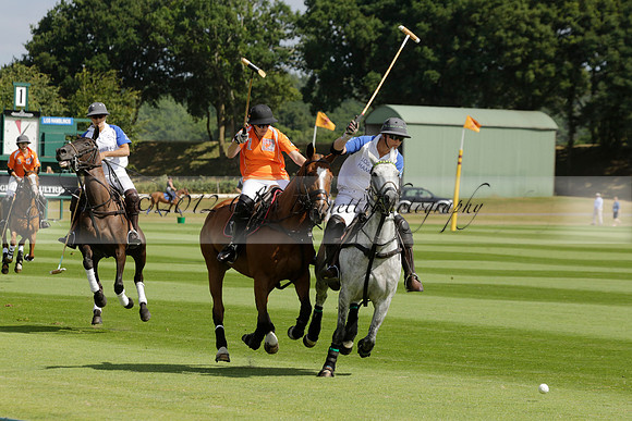 Cowdray Vikings v Los Hamblinos in the Bloom British Ladies Open Championship polo match 2013.07.20