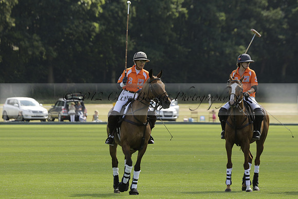 Cowdray Vikings v Los Hamblinos in the Bloom British Ladies Open Championship polo match 2013.07.20
