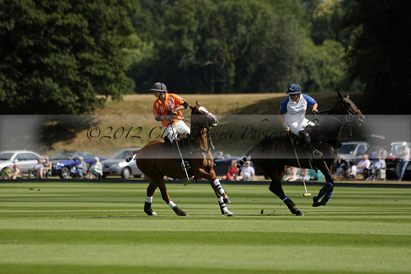 Cowdray Vikings v Los Hamblinos in the Bloom British Ladies Open Championship polo match 2013.07.20