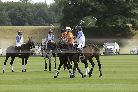 Cowdray Vikings v Los Hamblinos in the Bloom British Ladies Open Championship polo match 2013.07.20