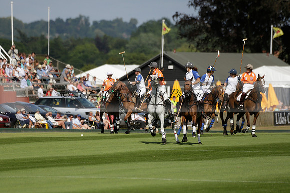 Cowdray Vikings v Los Hamblinos in the Bloom British Ladies Open Championship polo match 2013.07.20