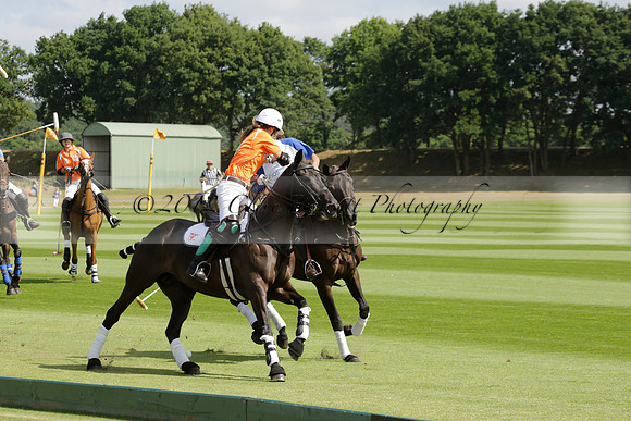 Cowdray Vikings v Los Hamblinos in the Bloom British Ladies Open Championship polo match 2013.07.20