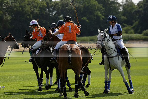 Cowdray Vikings v Los Hamblinos in the Bloom British Ladies Open Championship polo match 2013.07.20