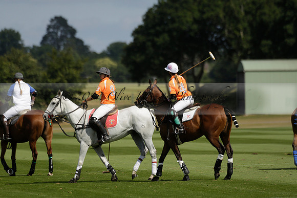 Cowdray Vikings v Los Hamblinos in the Bloom British Ladies Open Championship polo match 2013.07.20