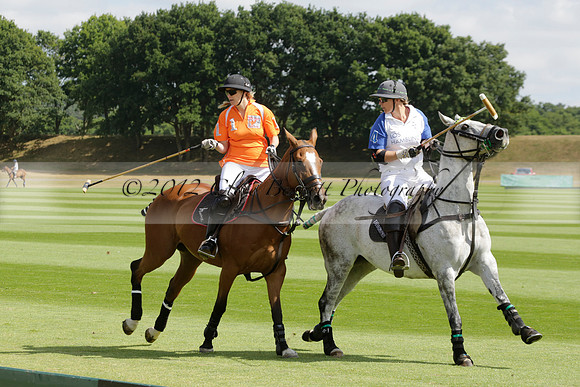 Cowdray Vikings v Los Hamblinos in the Bloom British Ladies Open Championship polo match 2013.07.20