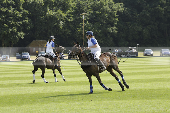 Cowdray Vikings v Los Hamblinos in the Bloom British Ladies Open Championship polo match 2013.07.20