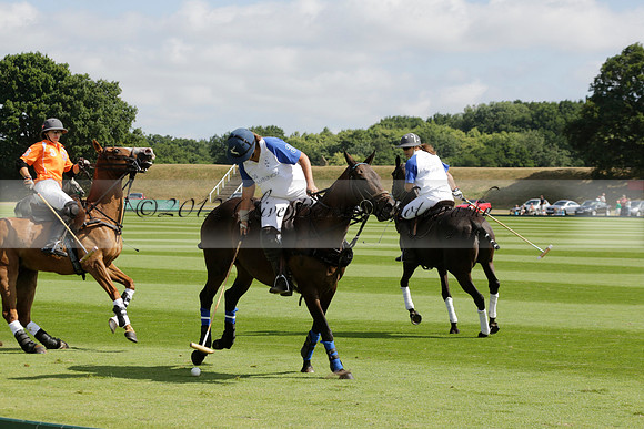 Cowdray Vikings v Los Hamblinos in the Bloom British Ladies Open Championship polo match 2013.07.20