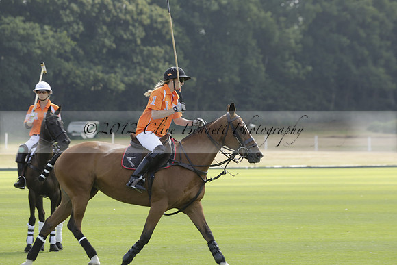 Cowdray Vikings v Los Hamblinos in the Bloom British Ladies Open Championship polo match 2013.07.20