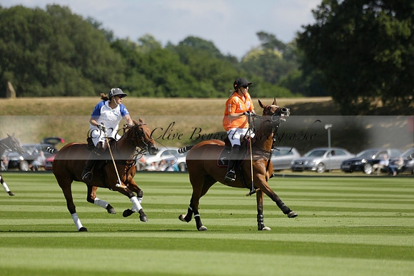 Cowdray Vikings v Los Hamblinos in the Bloom British Ladies Open Championship polo match 2013.07.20