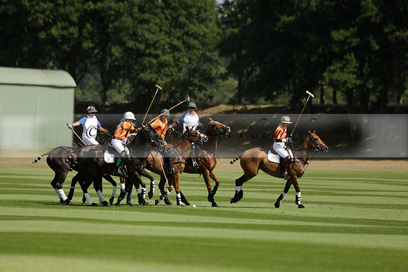 Cowdray Vikings v Los Hamblinos in the Bloom British Ladies Open Championship polo match 2013.07.20
