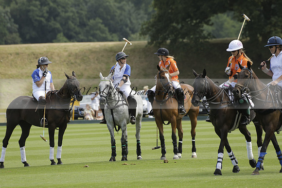 Cowdray Vikings v Los Hamblinos in the Bloom British Ladies Open Championship polo match 2013.07.20