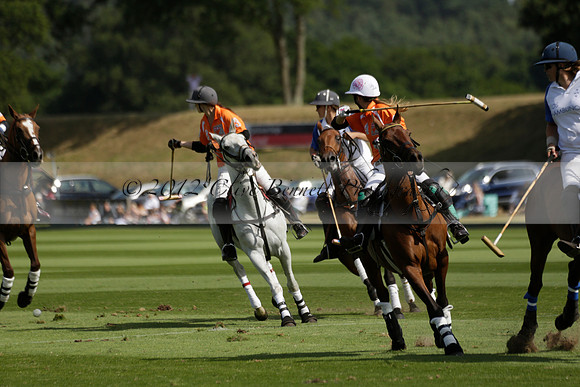 Cowdray Vikings v Los Hamblinos in the Bloom British Ladies Open Championship polo match 2013.07.20