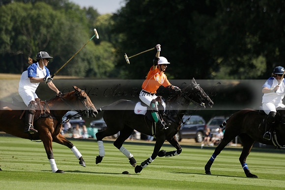 Cowdray Vikings v Los Hamblinos in the Bloom British Ladies Open Championship polo match 2013.07.20