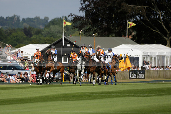 Cowdray Vikings v Los Hamblinos in the Bloom British Ladies Open Championship polo match 2013.07.20