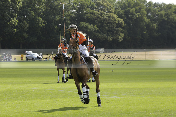 Cowdray Vikings v Los Hamblinos in the Bloom British Ladies Open Championship polo match 2013.07.20