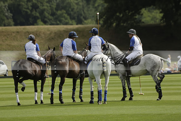 Cowdray Vikings v Los Hamblinos in the Bloom British Ladies Open Championship polo match 2013.07.20