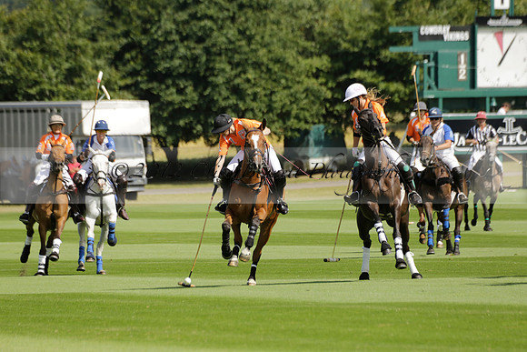 Cowdray Vikings v Los Hamblinos in the Bloom British Ladies Open Championship polo match 2013.07.20