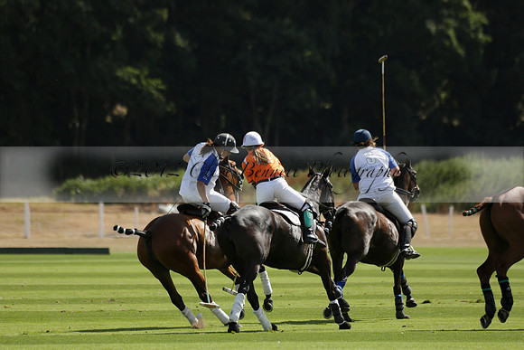 Cowdray Vikings v Los Hamblinos in the Bloom British Ladies Open Championship polo match 2013.07.20