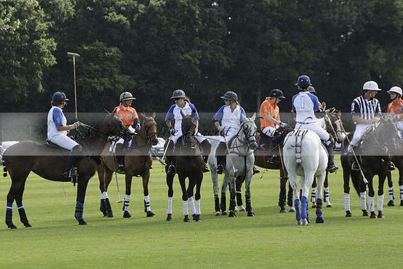 Cowdray Vikings v Los Hamblinos in the Bloom British Ladies Open Championship polo match 2013.07.20