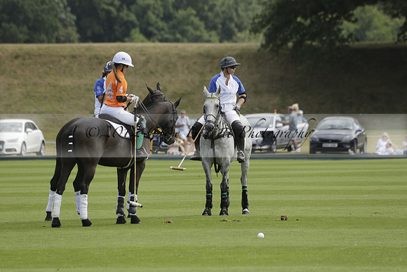 Cowdray Vikings v Los Hamblinos in the Bloom British Ladies Open Championship polo match 2013.07.20