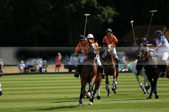 Cowdray Vikings v Los Hamblinos in the Bloom British Ladies Open Championship polo match 2013.07.20