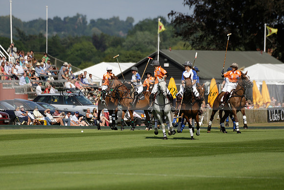 Cowdray Vikings v Los Hamblinos in the Bloom British Ladies Open Championship polo match 2013.07.20