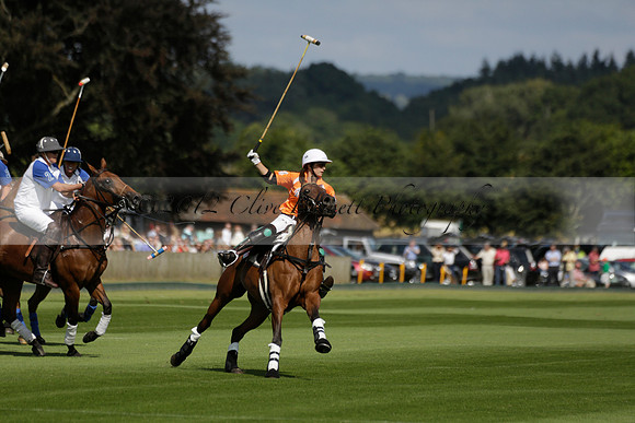 Cowdray Vikings v Los Hamblinos in the Bloom British Ladies Open Championship polo match 2013.07.20