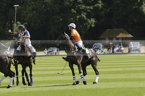 Cowdray Vikings v Los Hamblinos in the Bloom British Ladies Open Championship polo match 2013.07.20