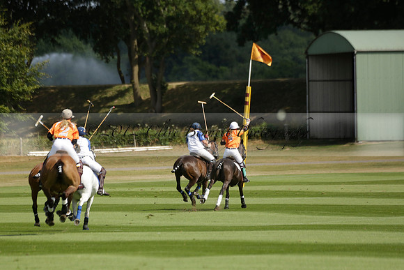 Cowdray Vikings v Los Hamblinos in the Bloom British Ladies Open Championship polo match 2013.07.20