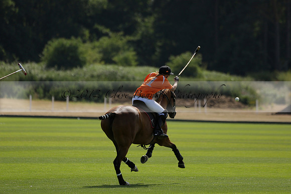 Cowdray Vikings v Los Hamblinos in the Bloom British Ladies Open Championship polo match 2013.07.20