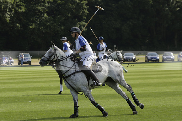 Cowdray Vikings v Los Hamblinos in the Bloom British Ladies Open Championship polo match 2013.07.20