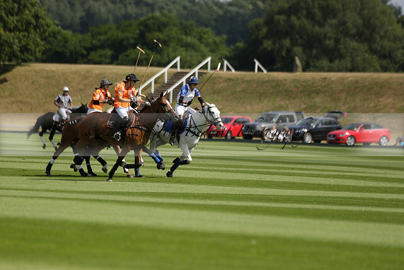 Cowdray Vikings v Los Hamblinos in the Bloom British Ladies Open Championship polo match 2013.07.20