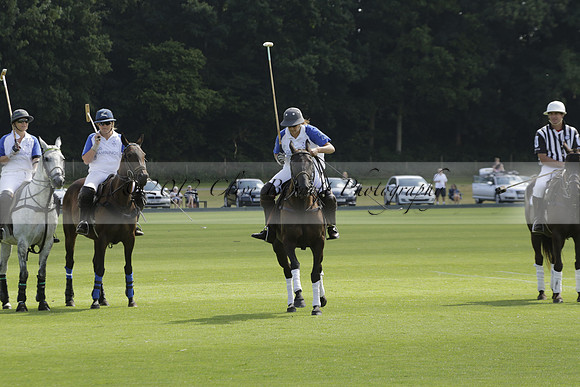 Cowdray Vikings v Los Hamblinos in the Bloom British Ladies Open Championship polo match 2013.07.20