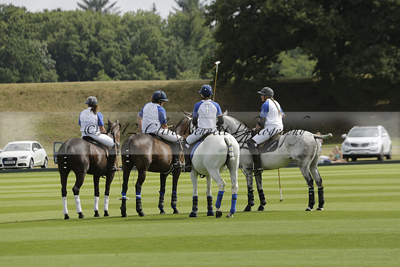 Cowdray Vikings v Los Hamblinos in the Bloom British Ladies Open Championship polo match 2013.07.20