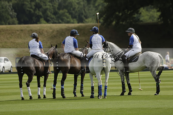 Cowdray Vikings v Los Hamblinos in the Bloom British Ladies Open Championship polo match 2013.07.20