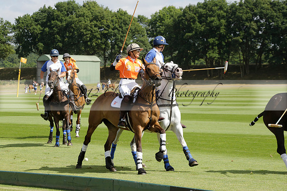 Cowdray Vikings v Los Hamblinos in the Bloom British Ladies Open Championship polo match 2013.07.20