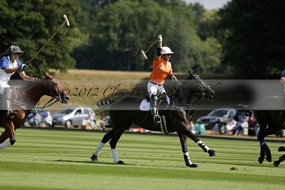 Cowdray Vikings v Los Hamblinos in the Bloom British Ladies Open Championship polo match 2013.07.20