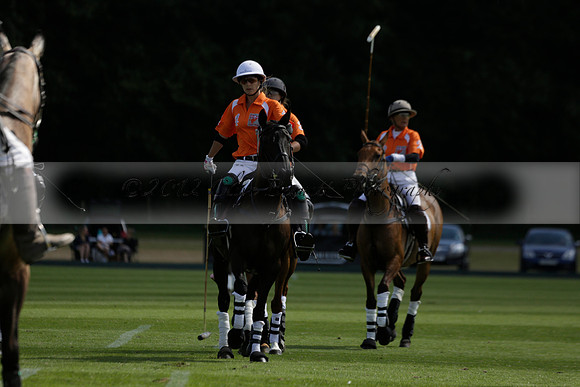 Cowdray Vikings v Los Hamblinos in the Bloom British Ladies Open Championship polo match 2013.07.20