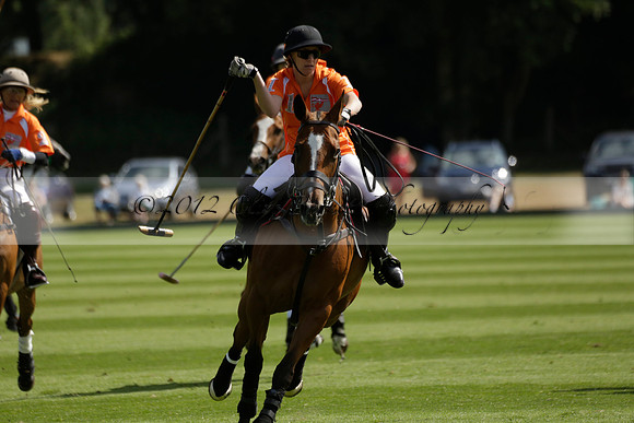 Cowdray Vikings v Los Hamblinos in the Bloom British Ladies Open Championship polo match 2013.07.20