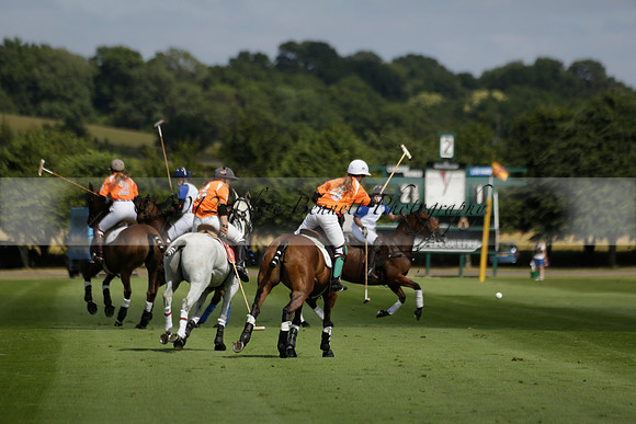 Cowdray Vikings v Los Hamblinos in the Bloom British Ladies Open Championship polo match 2013.07.20