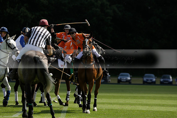 Cowdray Vikings v Los Hamblinos in the Bloom British Ladies Open Championship polo match 2013.07.20